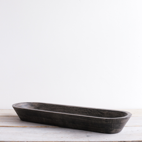 Large Mo Mango Dark Wash Serving Bowl