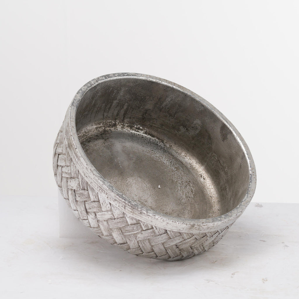 Aspen Woven Effect Decorative Bowl