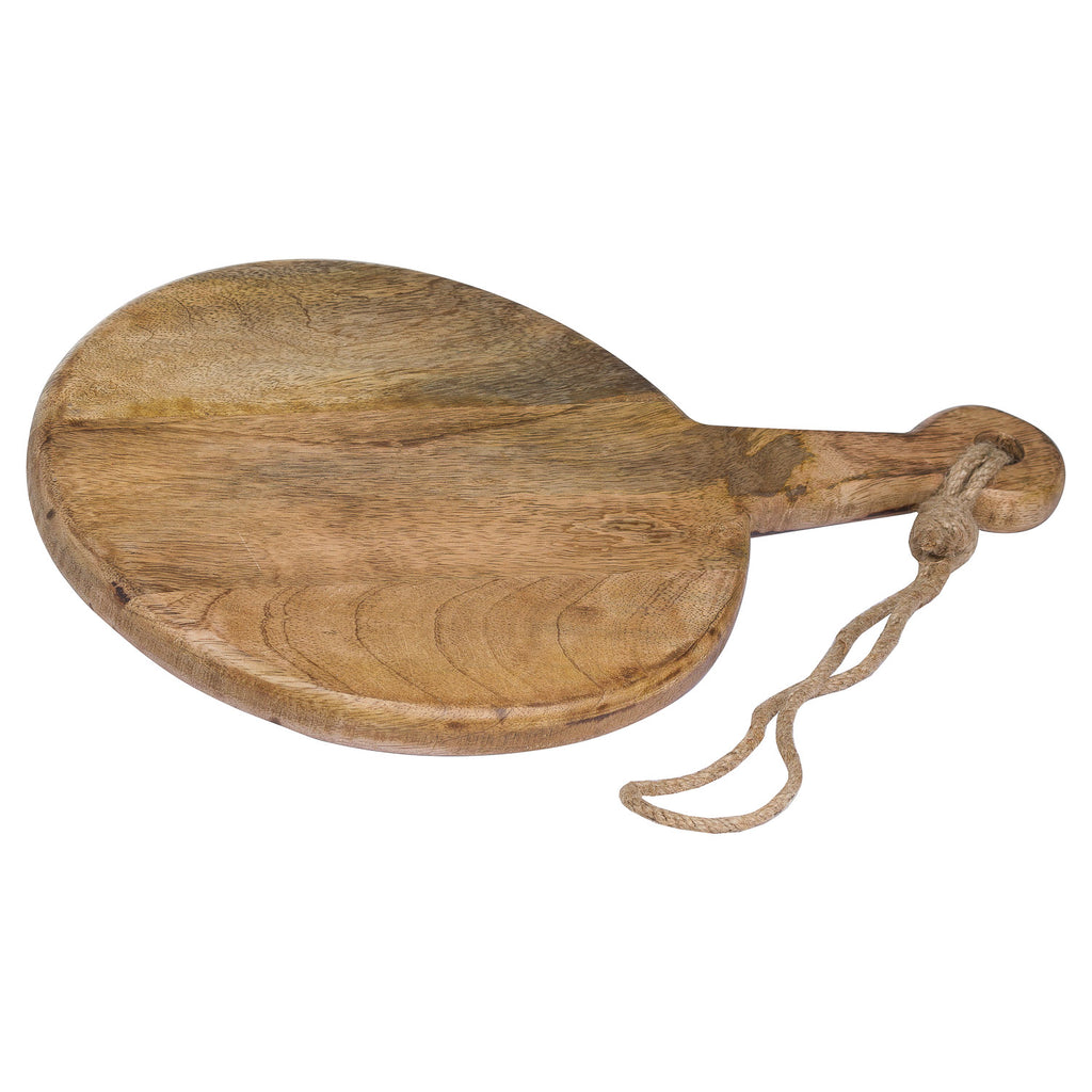 Round Hanging Hard Wood Chopping Board - Style My Pad