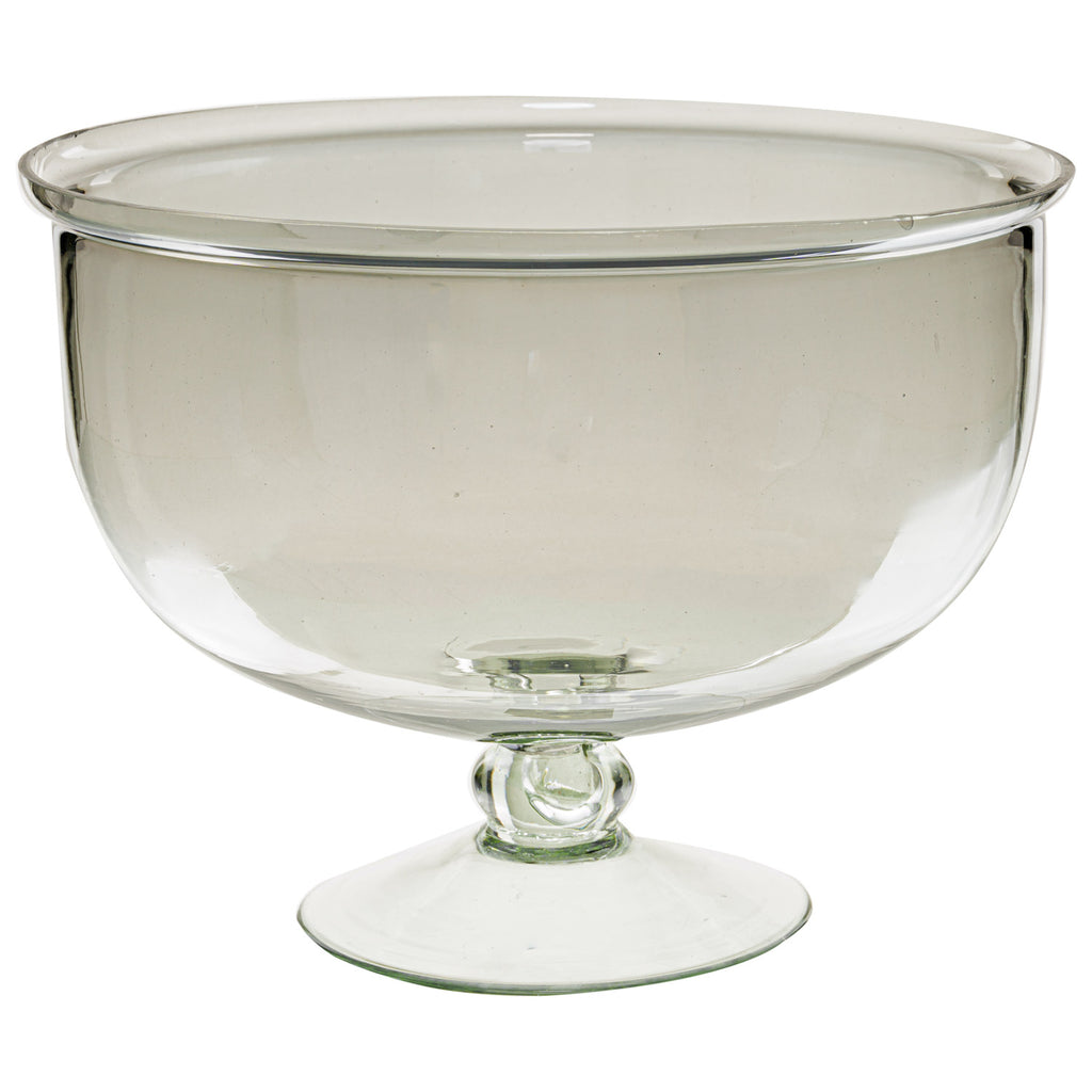Smoked Midnight Footed Bowl