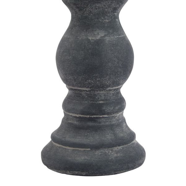 Amalfi Grey Column Candle Holder - Style My Pad
