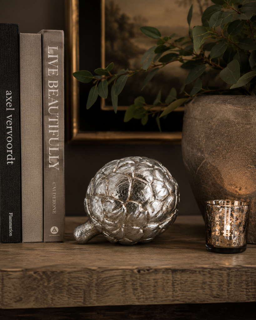 Silver Artichoke Decoration