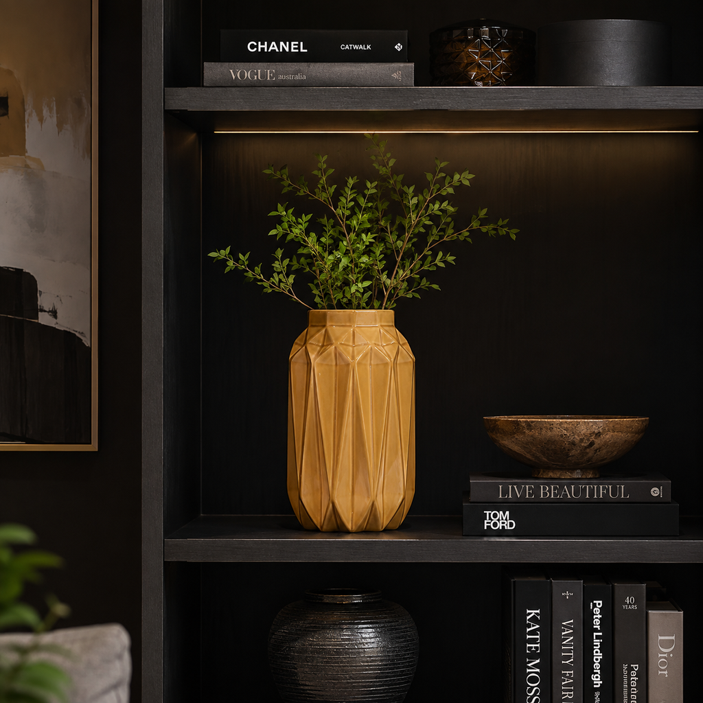 Seville Collection Ochre Vase