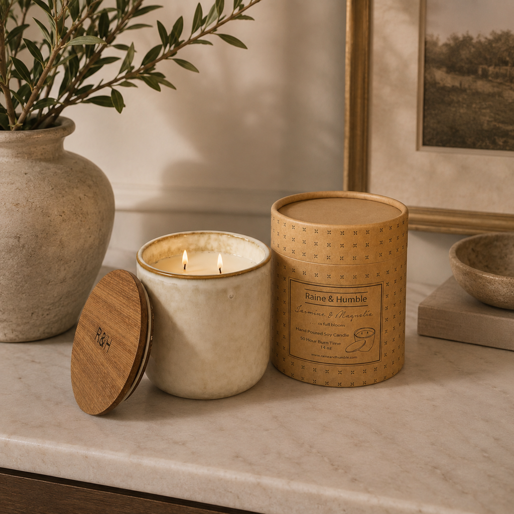 Scented Soy Candle Jasmine & Magnolia