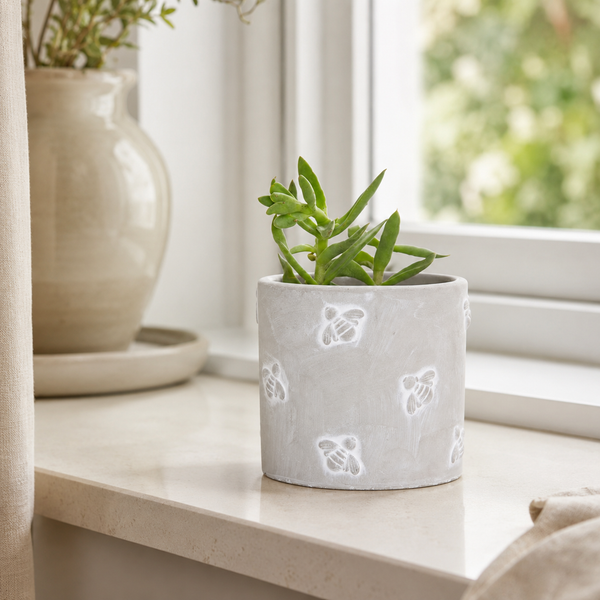 Mini Queen Bee Cement Planter