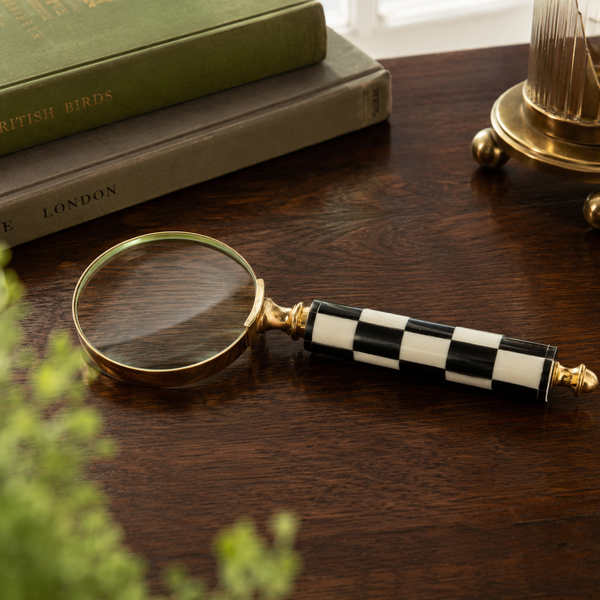Checkered Magnifying Glass