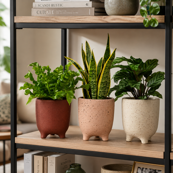 Speckled Leggy Planter (Large)