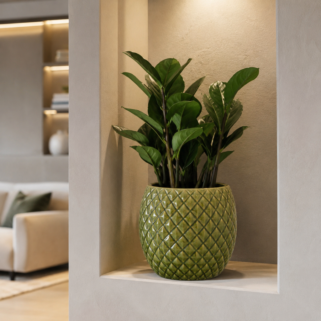 Seville Collection Olive Diamond Planter