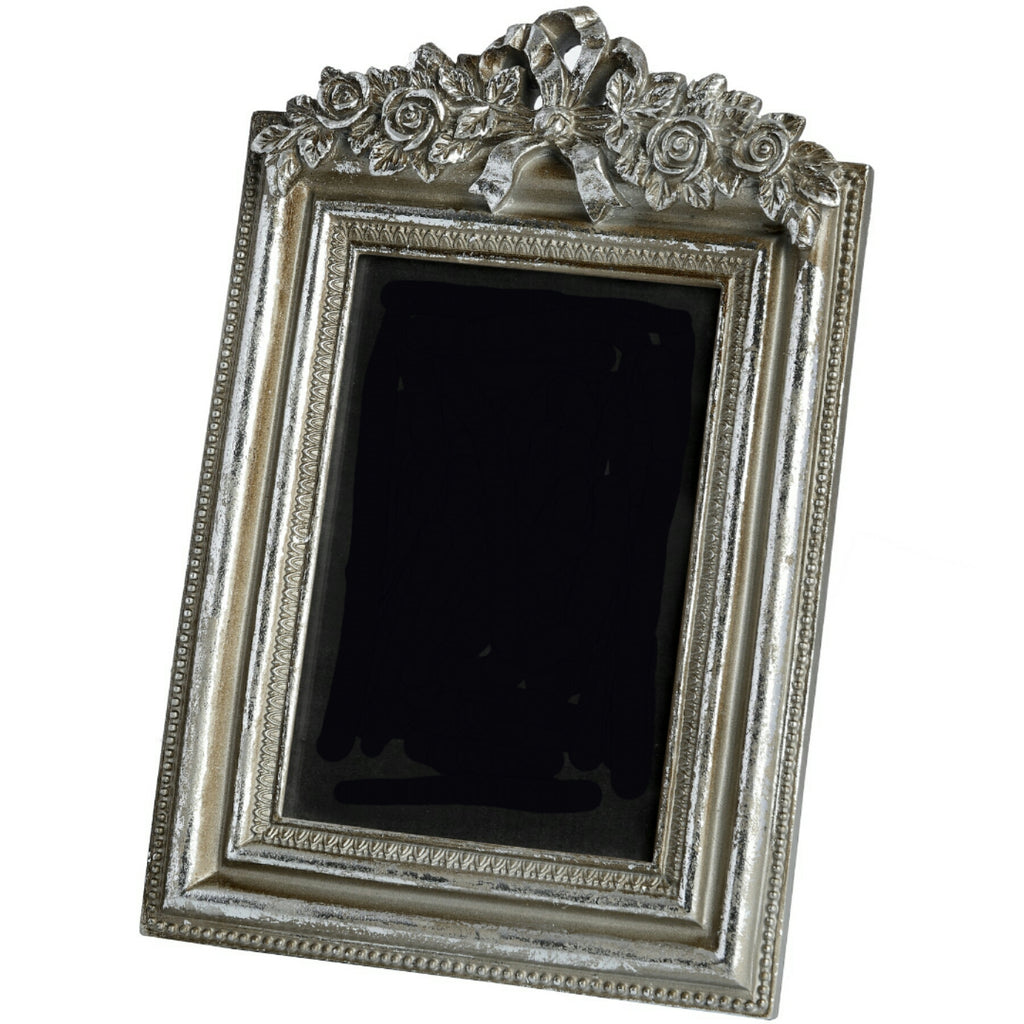 Antique Silver Ribbon Picture Frame - Stylemypad
