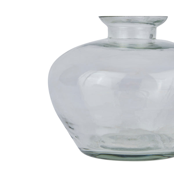 Clear Glass Small Bud Stem Vase