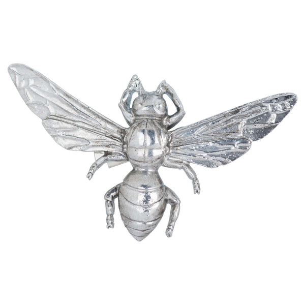 Antique Silver Bumble Bee Decorative Clip - Style My Pad