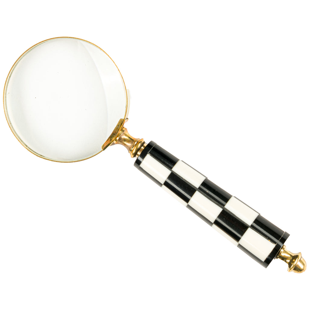Checkered Magnifying Glass - Style My Pad