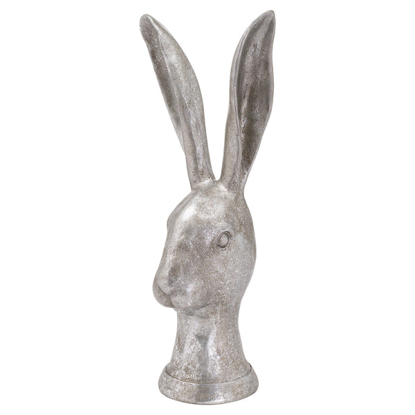 Decorative Silver Hare Head - Style My Pad