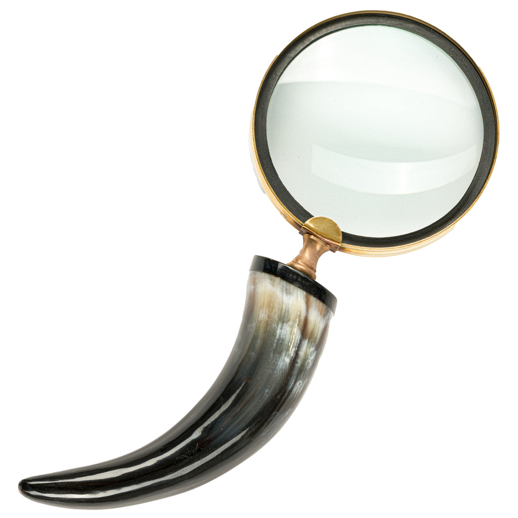 Horn And Brass Magnifying Glass - Style My Pad