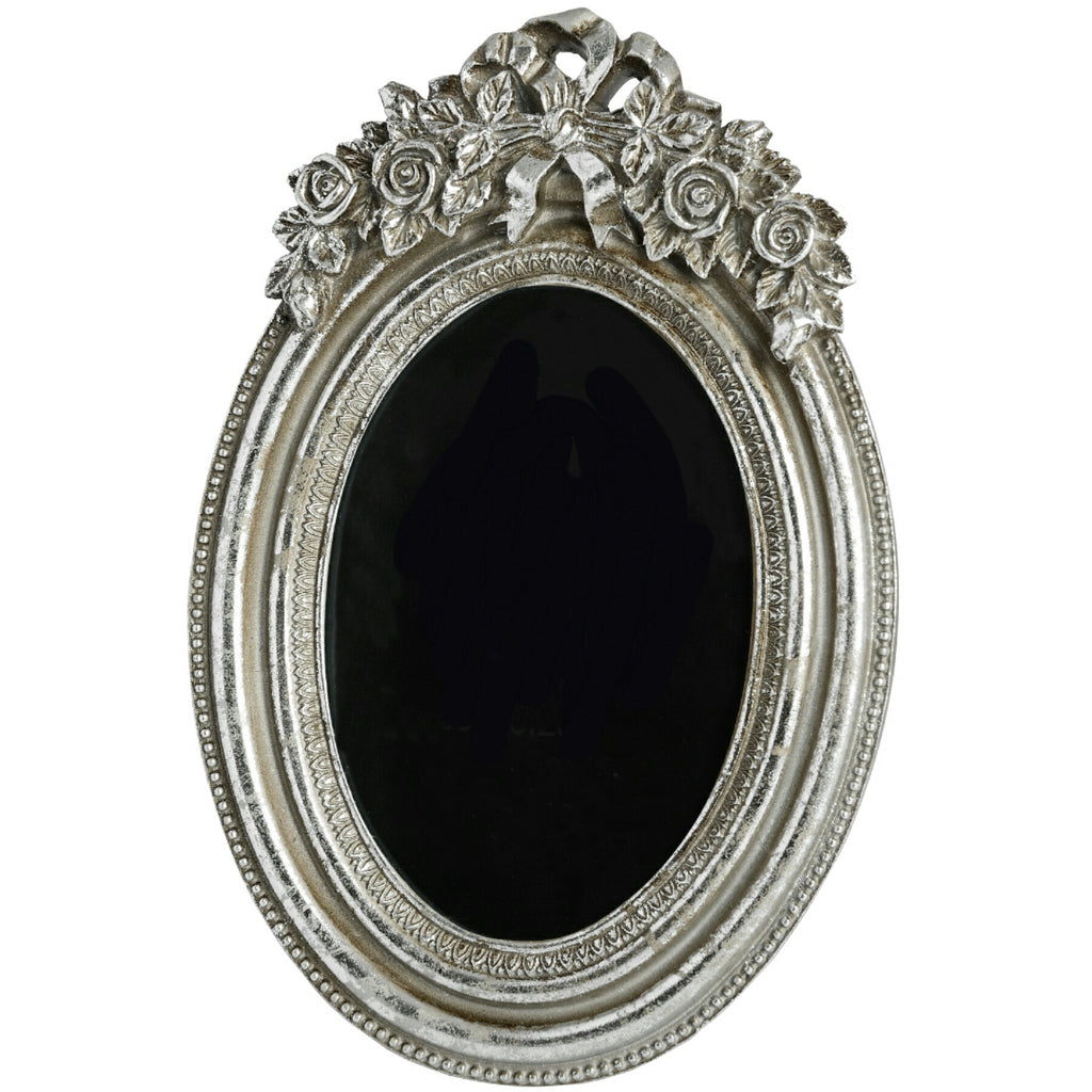 Antique Silver Oval Picture Frame - Stylemypad
