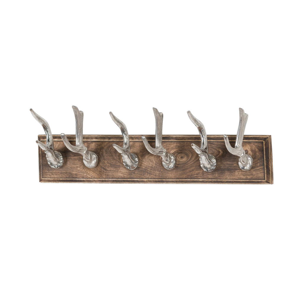 Polished Nickel Stag Hooks - Style My Pad