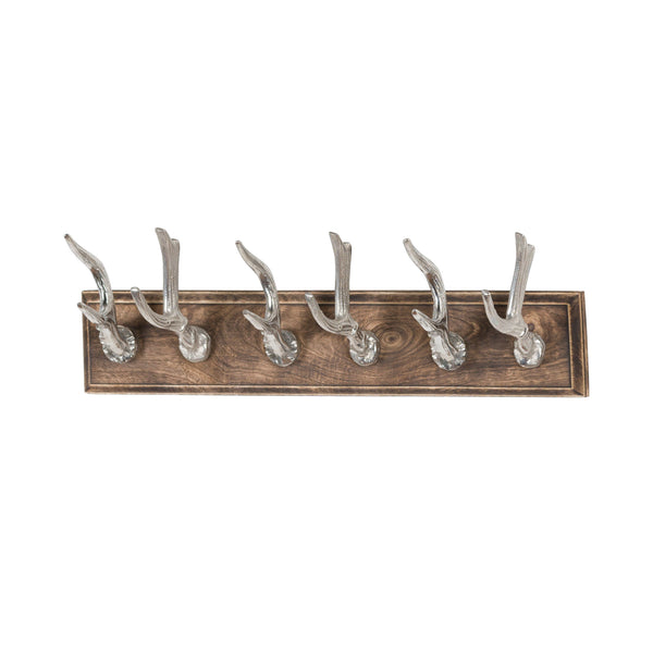 Polished Nickel Stag Hooks - Style My Pad