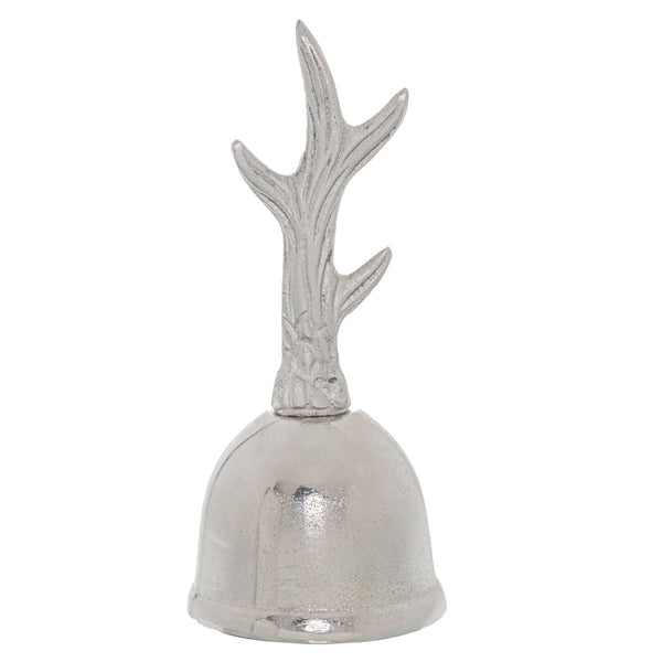 Silver Antler Desk Bell - Style My Pad