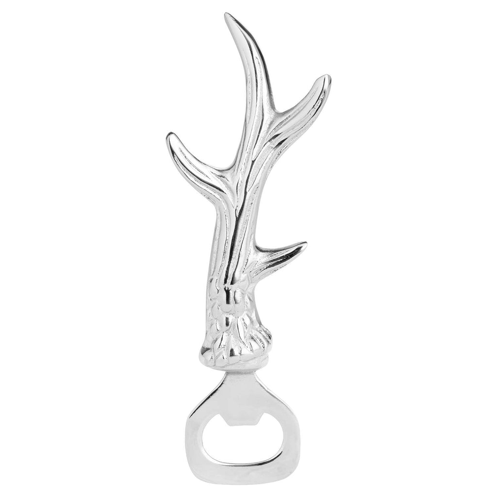 Silver Nickel Antler Bottle Opener - Style My Pad