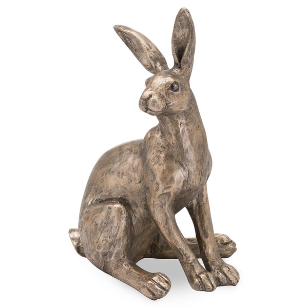 Sitting Bronze Hare Ornament - Style My Pad