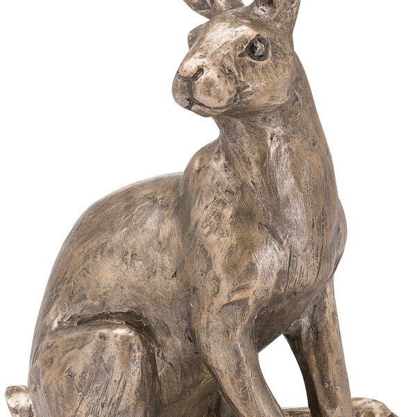 Sitting Bronze Hare Ornament - Style My Pad