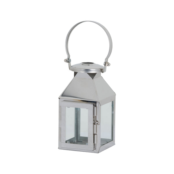 Small Silver Tea Light Carriage Lantern - Style My Pad