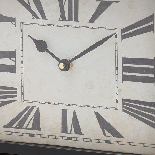 Black and Gold Mantel Clock Zoom - Style My Pad