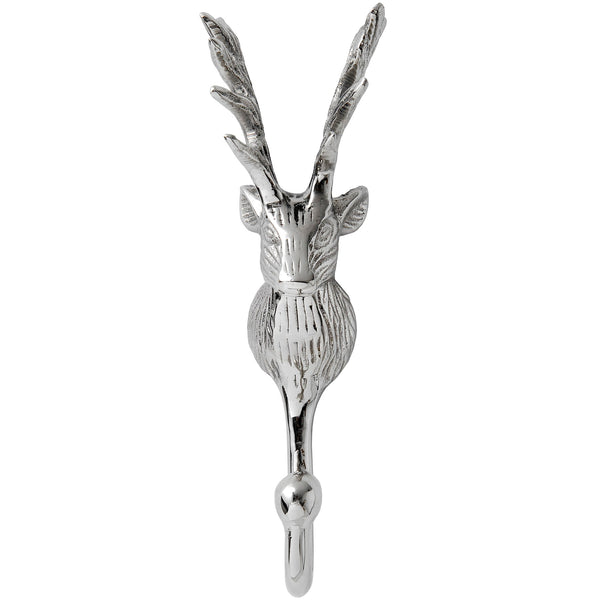 Stag Head Coat Hook Front - Style My Pad
