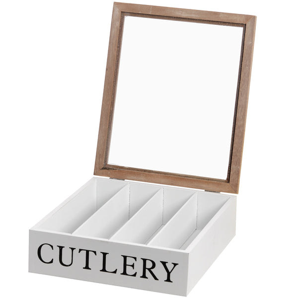 Country Kitchen Cutlery Box - Stylemypad