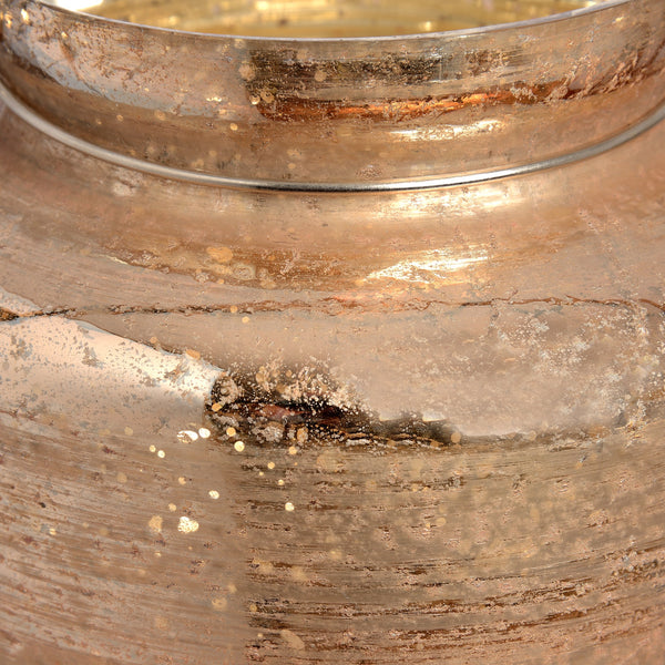 Rose Gold Glass Lantern Candle Holder - Stylemypad
