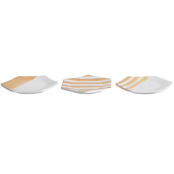 Retro Style White and Copper Coasters - Stylemypad